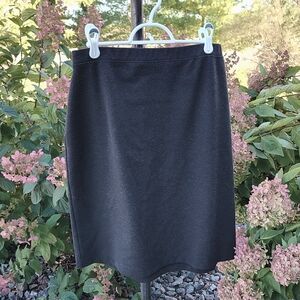 Eddie Bauer gray pencil skirt size Large